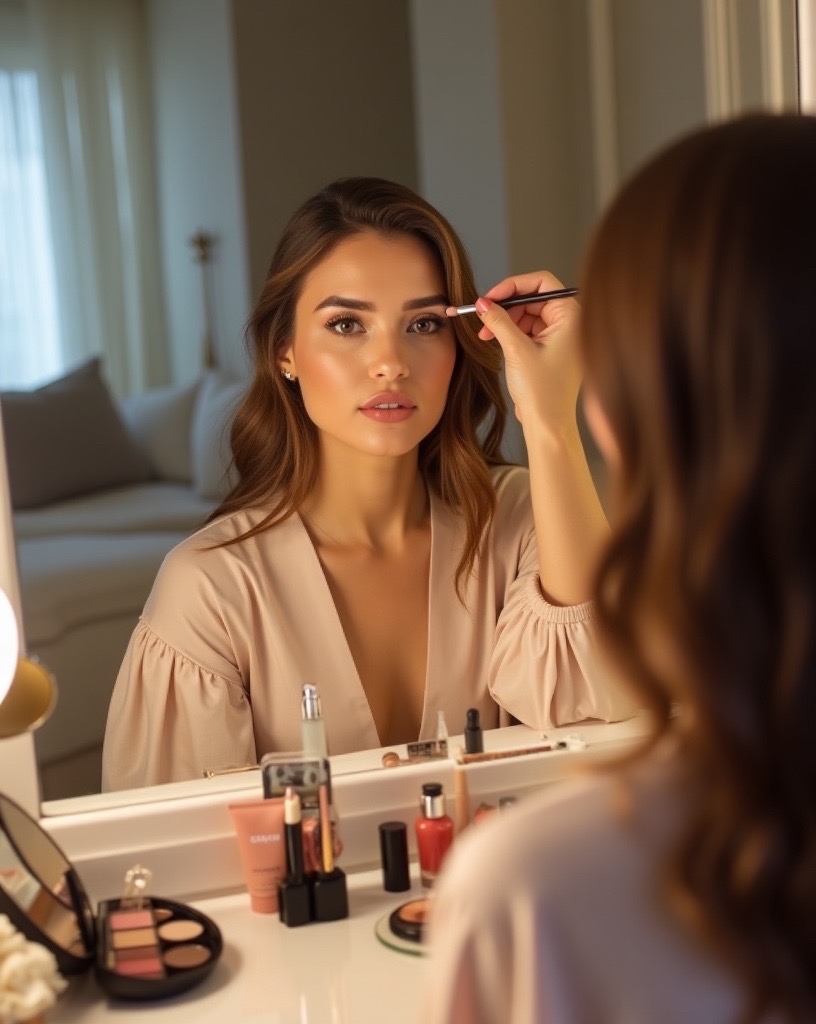 Models makeup