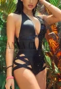 VIP escort Ibiza model Ariana, luxury busty GFE companion