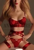 High class Tulum escort Carmen, luxury blonde companion